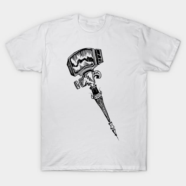 Hammer abstract T-Shirt by TKDoodle